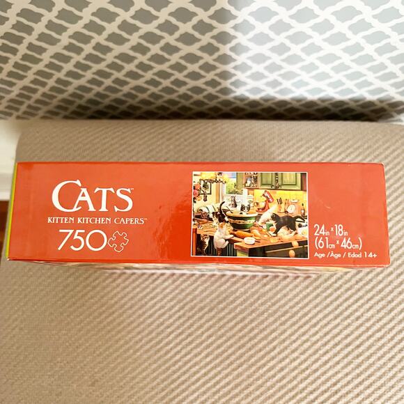 Buffalo Games Cats Collection Kitten Kitchen Capers 750 Pc Jigsaw Puzzle, NEW! - Picture 6 of 8